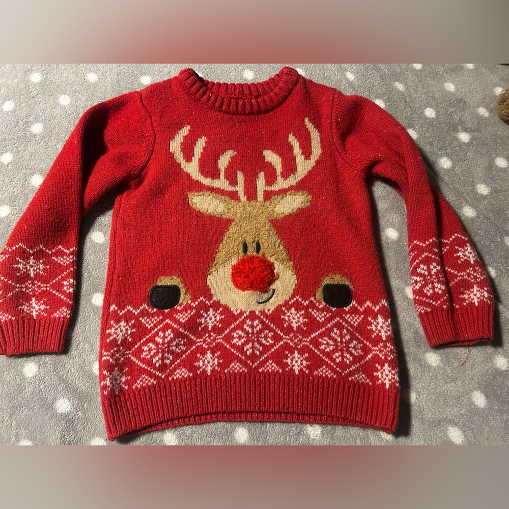 Next Vibrant Red Knit Sweater